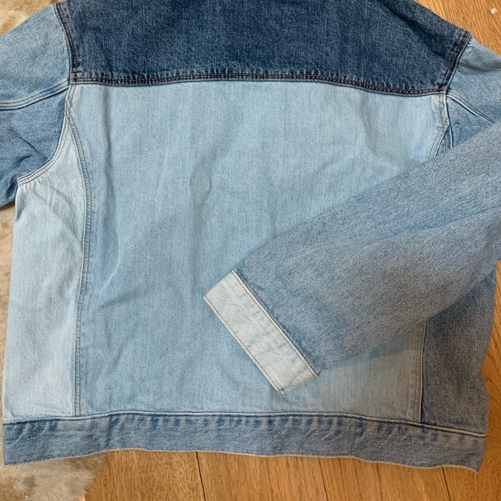 Topshop Color Block Patchwork Jacket - image 3